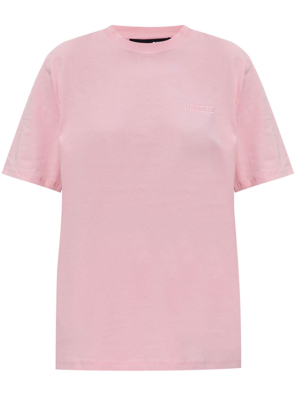ROTATE BIRGER CHRISTENSEN logo刺绣T恤 - 粉色