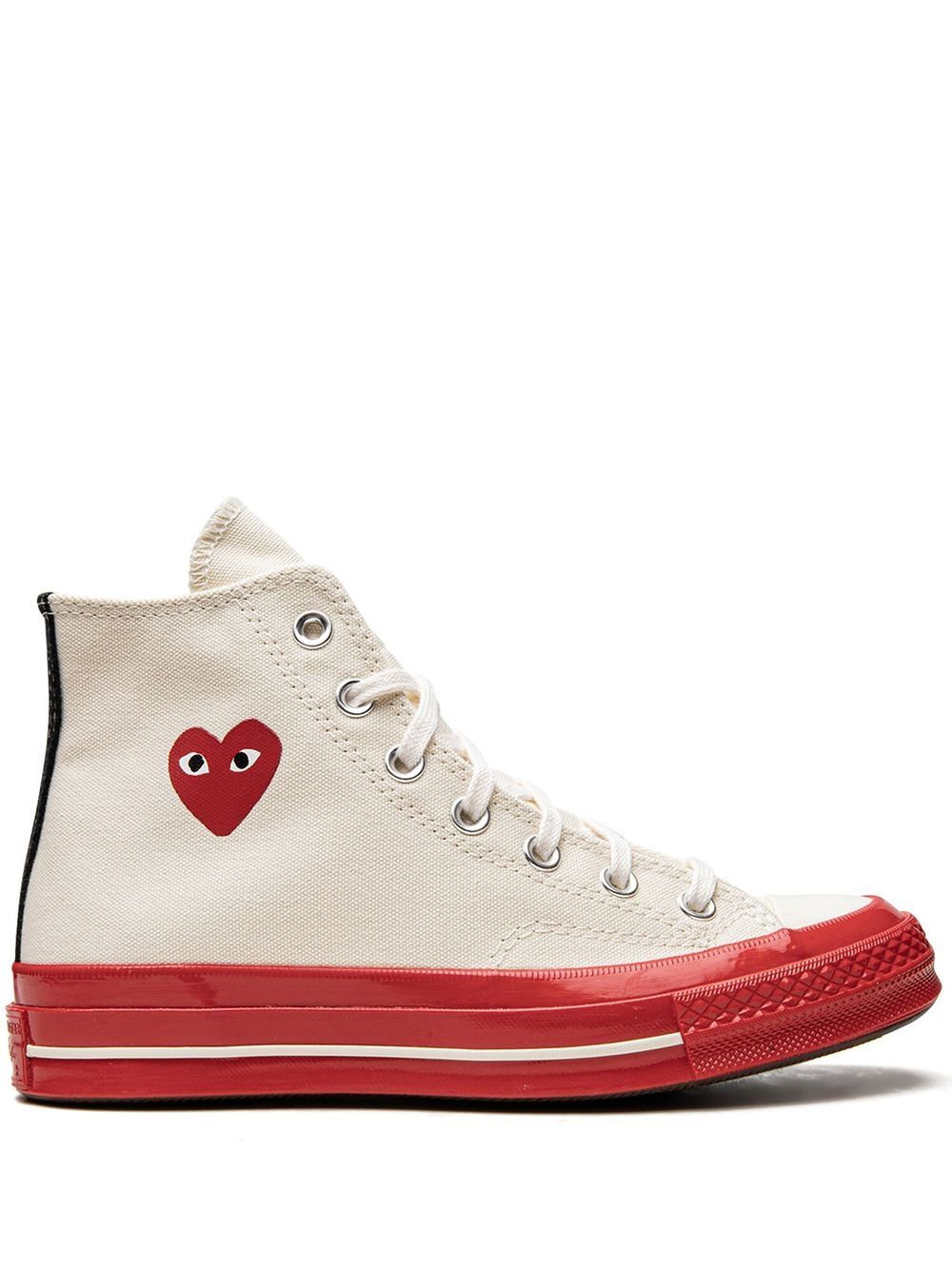Converse CdG x Chuck Taylor 70 Hi 运动鞋 - 白色