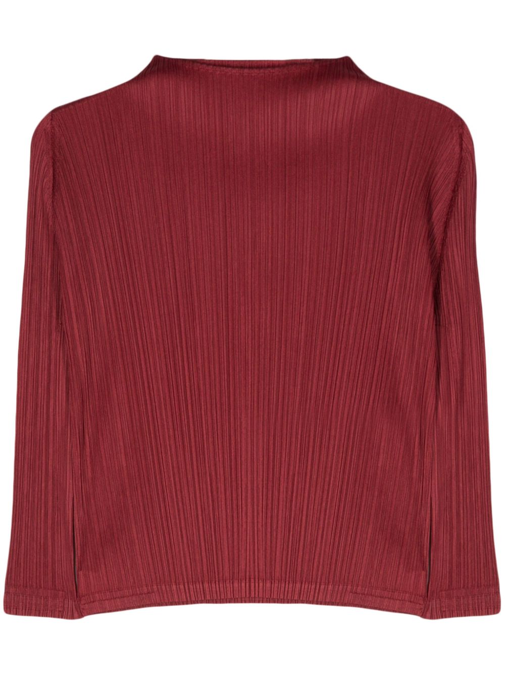 Pleats Please Issey Miyake Monthly Colours: November Carmine 上衣 - 红色