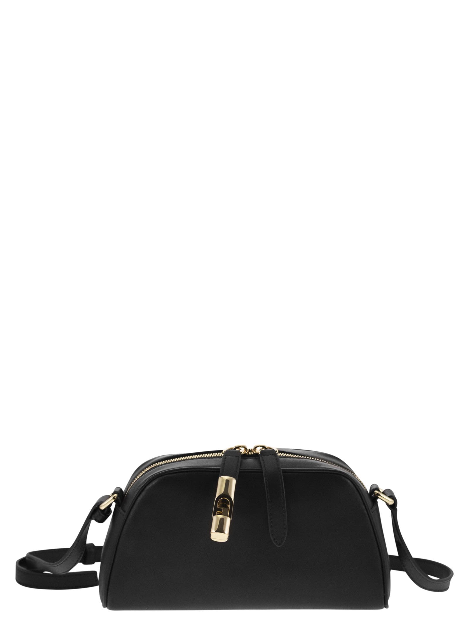 Furla Top Zip Logo Shoulder Bag