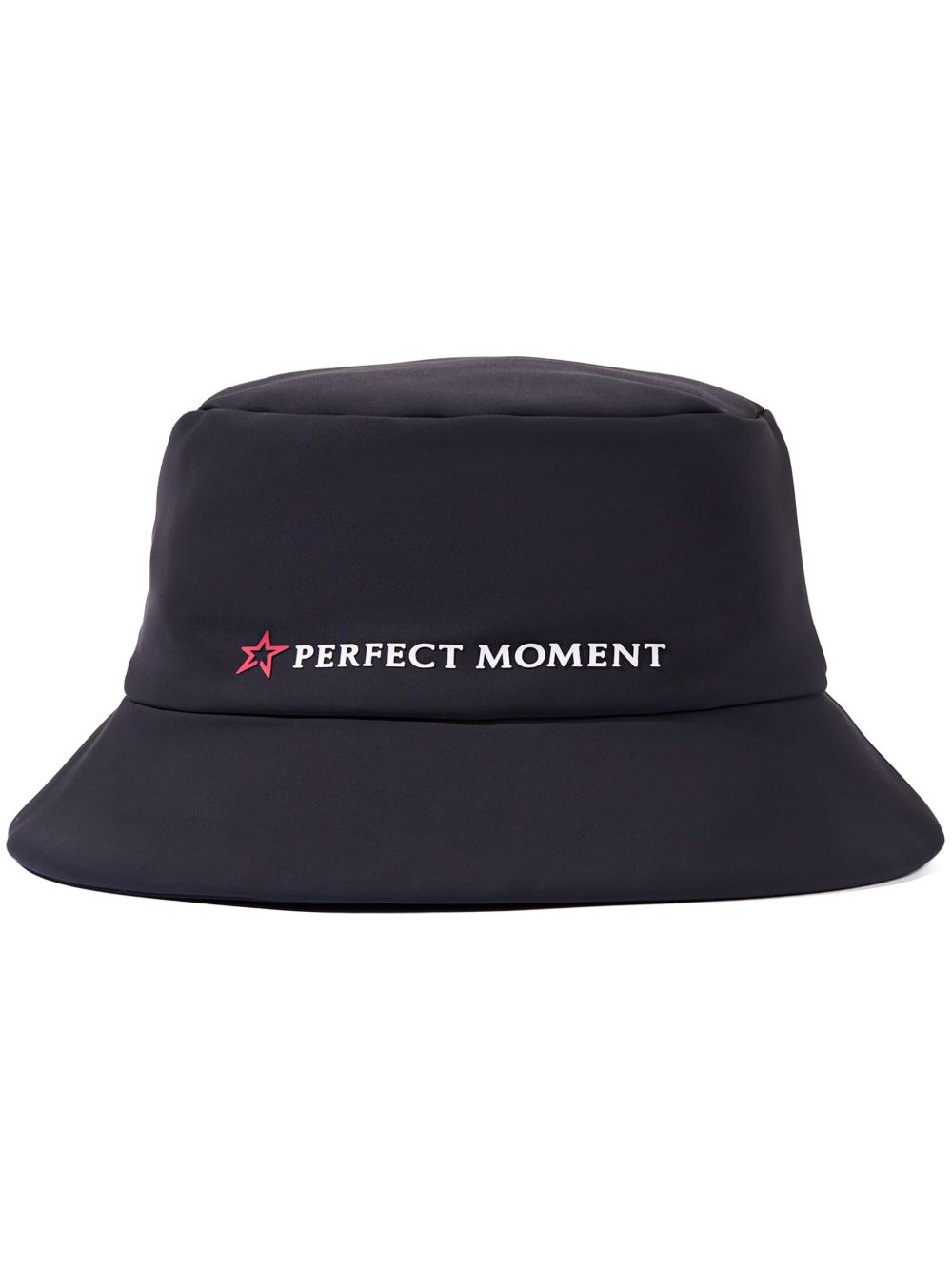 Perfect Moment logo印花渔夫帽 - 黑色