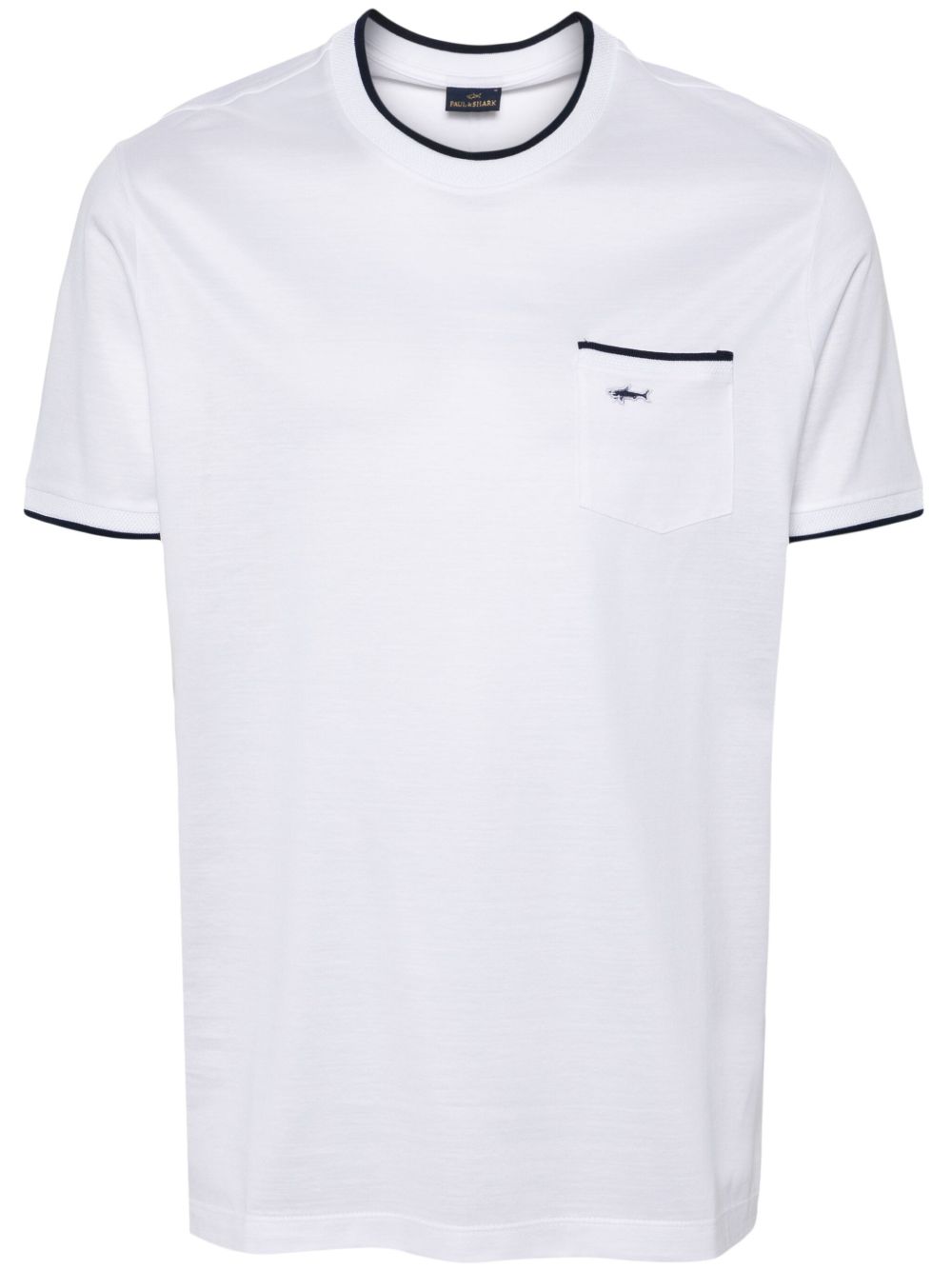 Paul & Shark logo刺绣T恤 - 白色