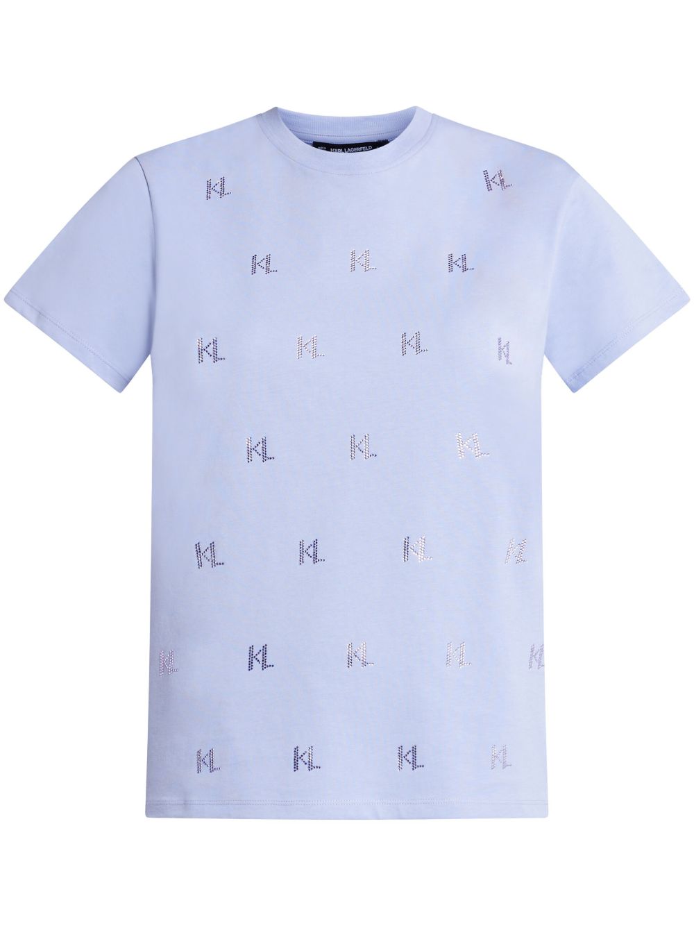 Karl Lagerfeld KL Monogram T恤 - 紫色