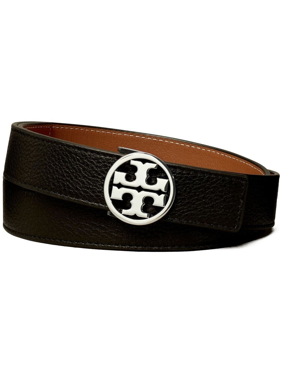 Tory Burch Miller 双面腰带 - 黑色