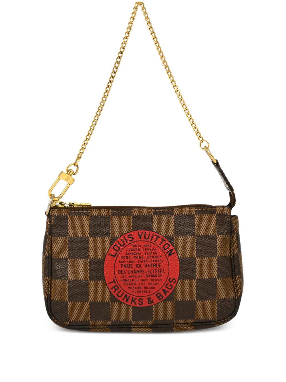 Louis Vuitton Pre-Owned Pochette Accessoires 迷你手拿包（2008年典藏款） - 褐色