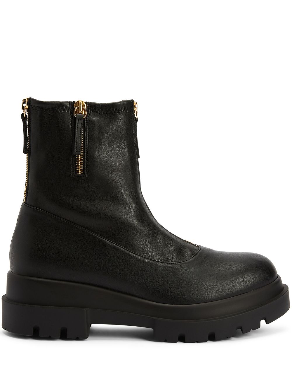 Giuseppe Zanotti Avice 标贴及踝靴 - 黑色