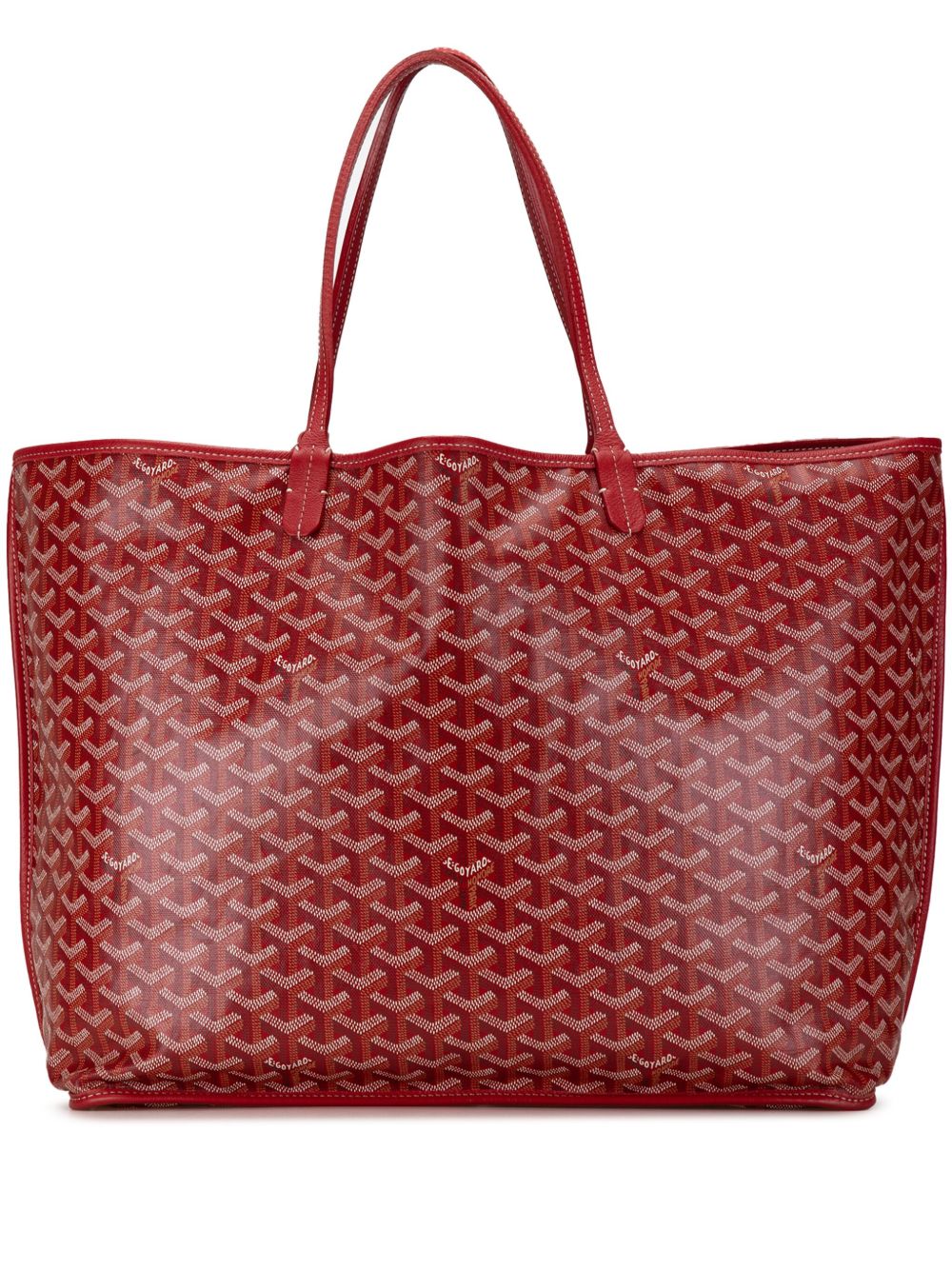 Goyard Pre-Owned Goyardine Artois GM 手提包（2021年典藏款） - 红色
