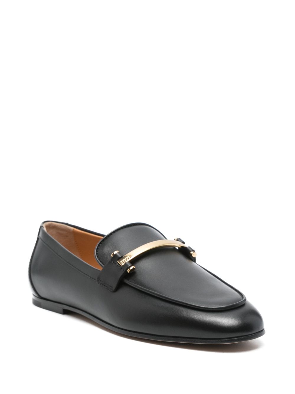 Tod's 皮质乐福鞋 - 黑色