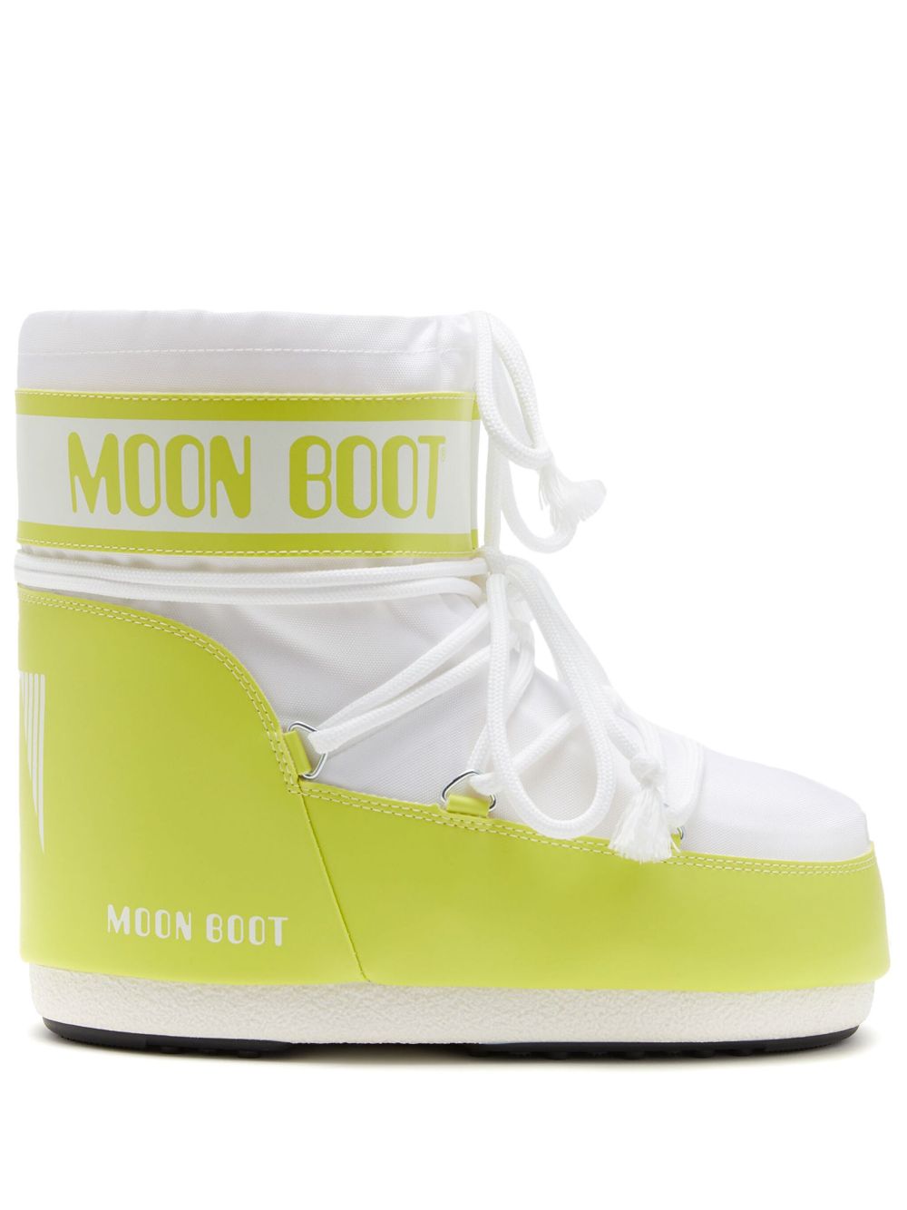 Moon Boot Icon logo印花短靴 - 绿色