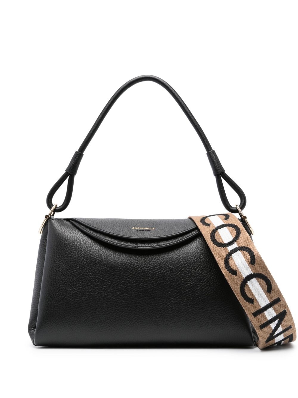 Coccinelle Eclyps 中号单肩包 - 黑色