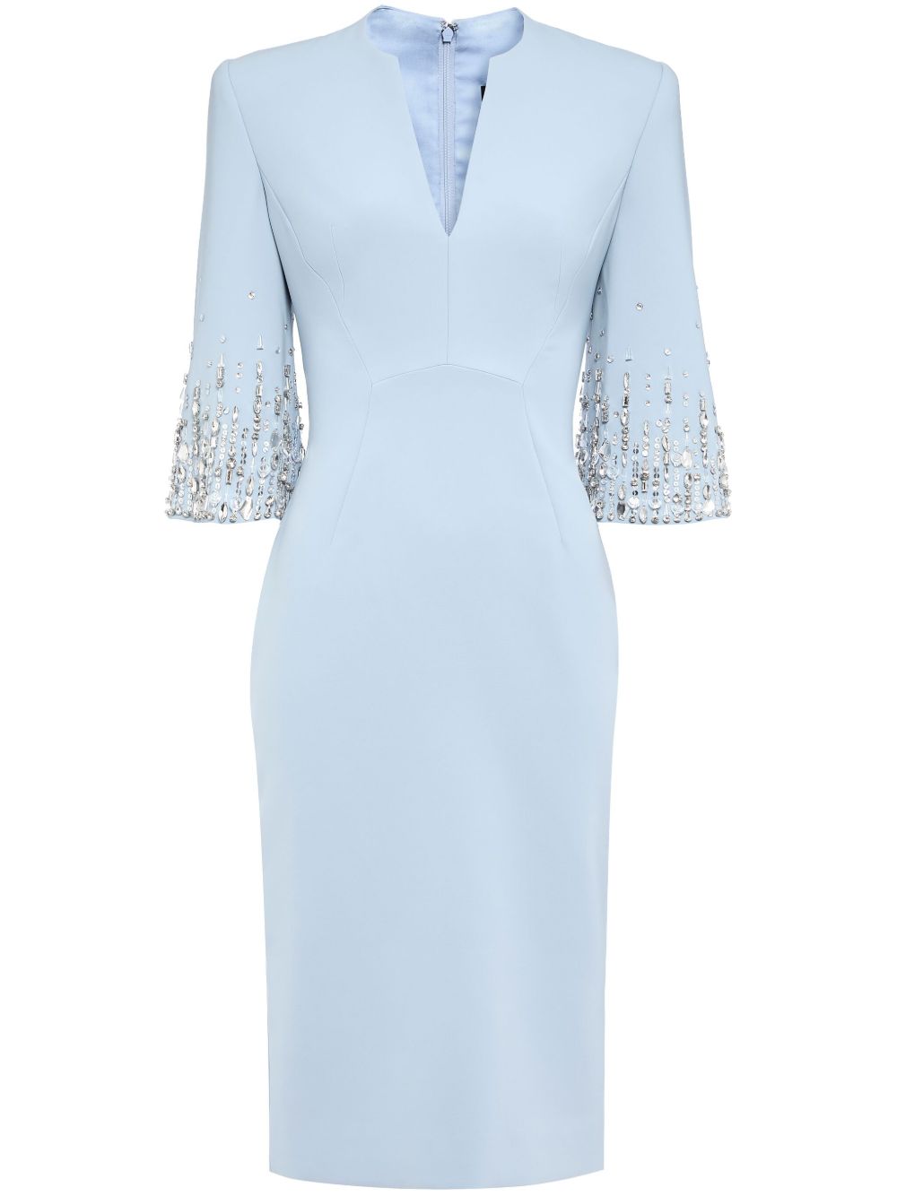 Jenny Packham Biela 连衣裙 - 蓝色