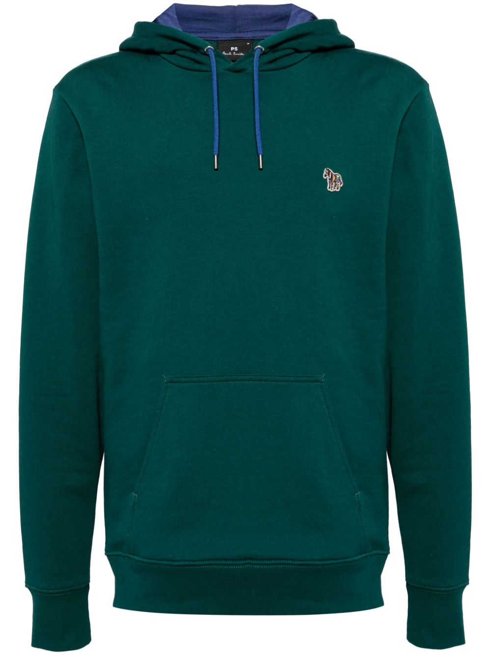 PS Paul Smith 斑马logo棉连帽衫 - 绿色