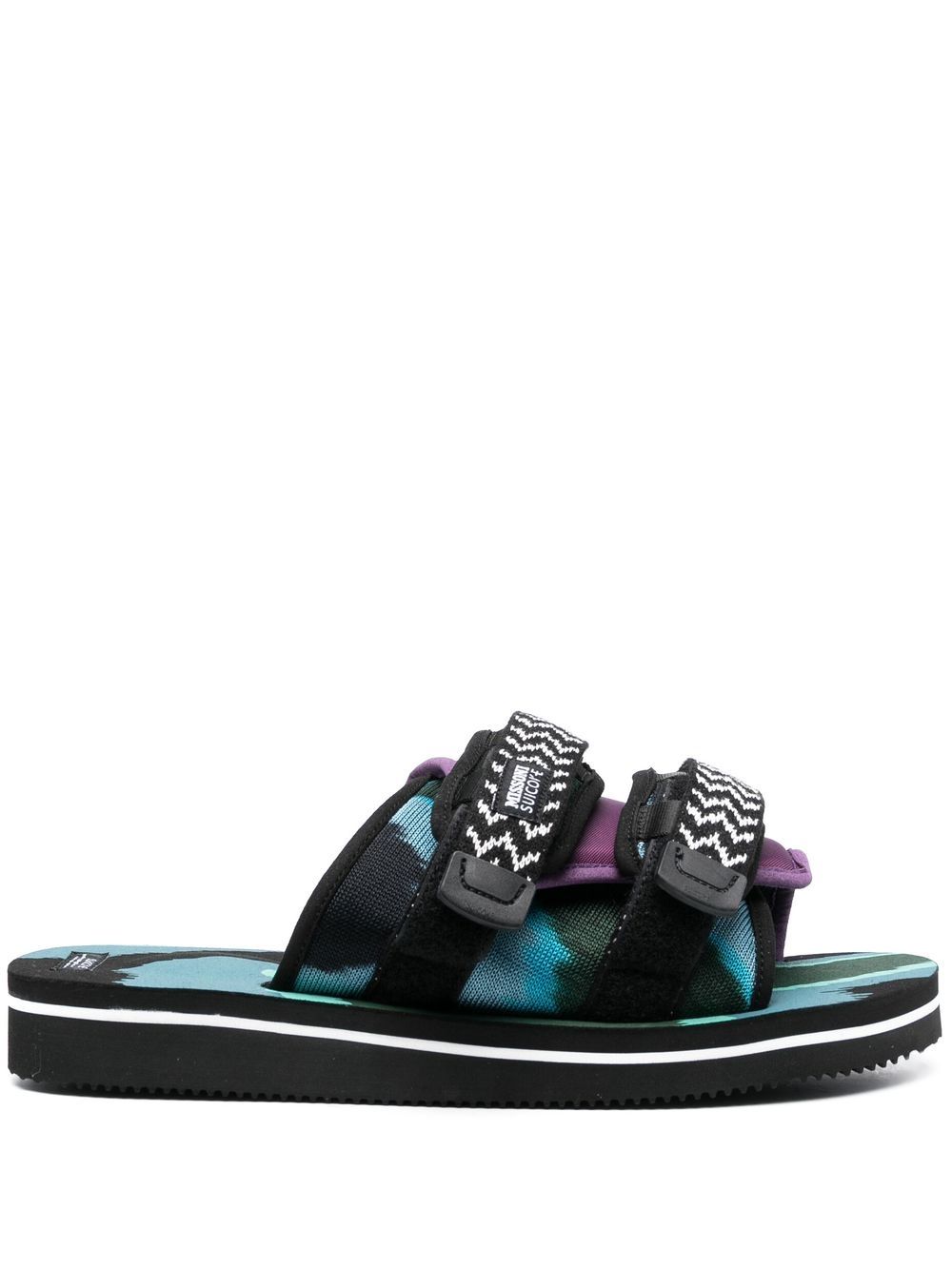 Suicoke 双带凉鞋 - 黑色