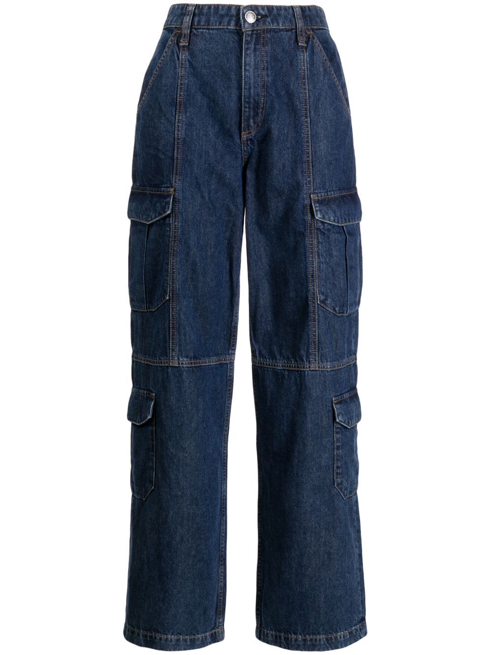 rag & bone 中腰工装牛仔裤 - 蓝色