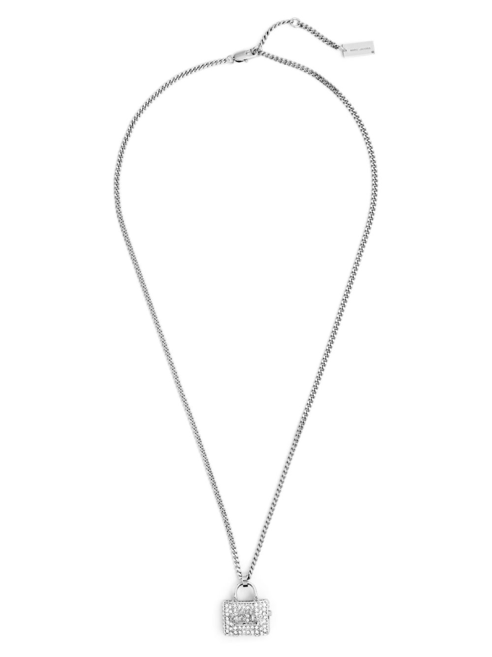 Marc Jacobs 装饰吊坠晶饰项链 - 银色