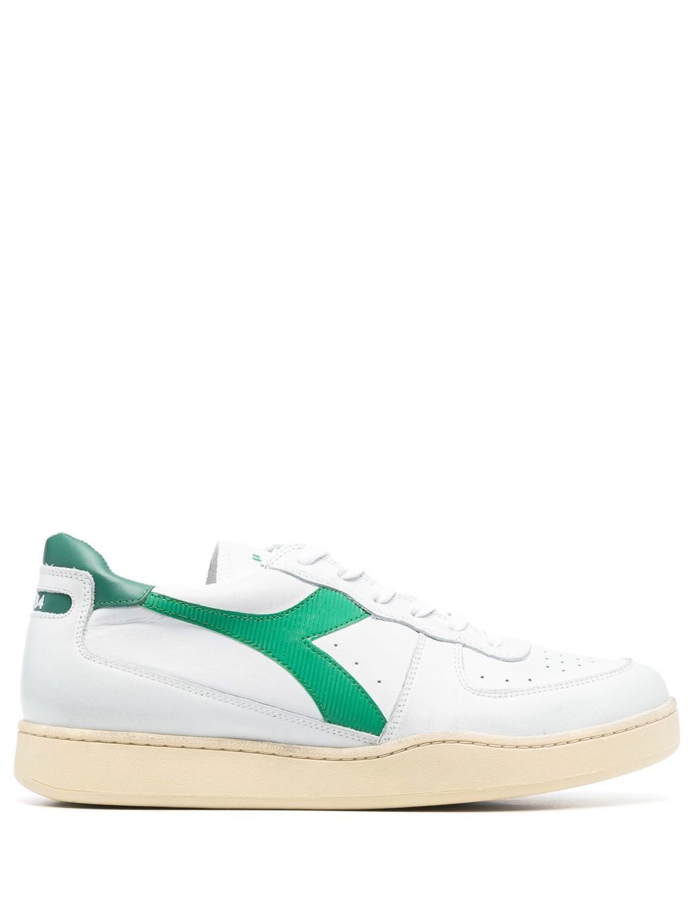 Diadora 低帮皮质运动鞋 - 白色