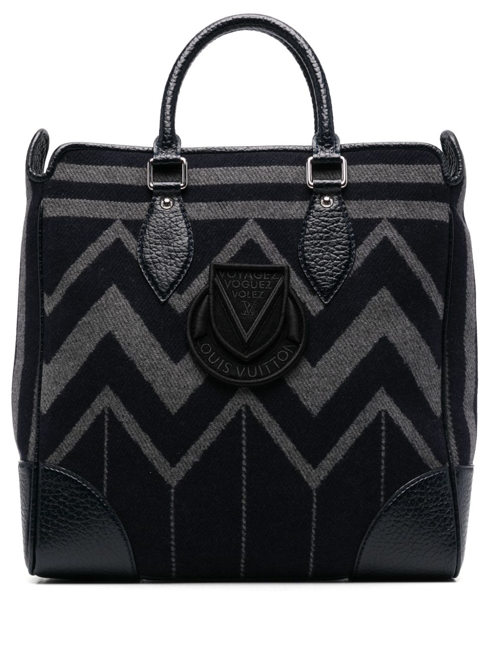 Louis Vuitton Pre-Owned Voyagez Vail Blanket 托特包（2015年典藏款） - 蓝色