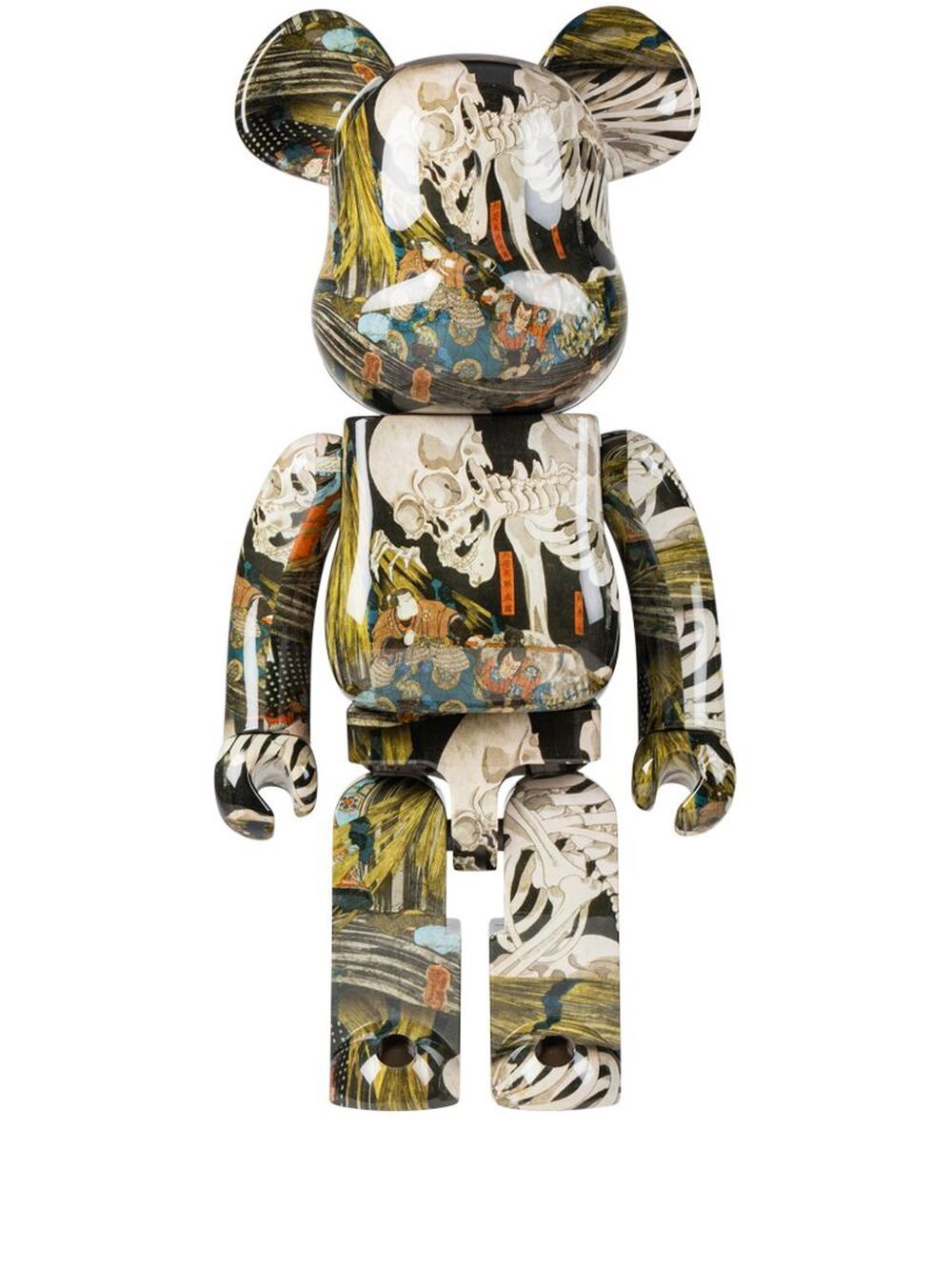 MEDICOM TOY x Utagawa Kuniyoshi The Haunted Old Palaca At Soma BE@RBRICK 模型玩具套装 - 黑色