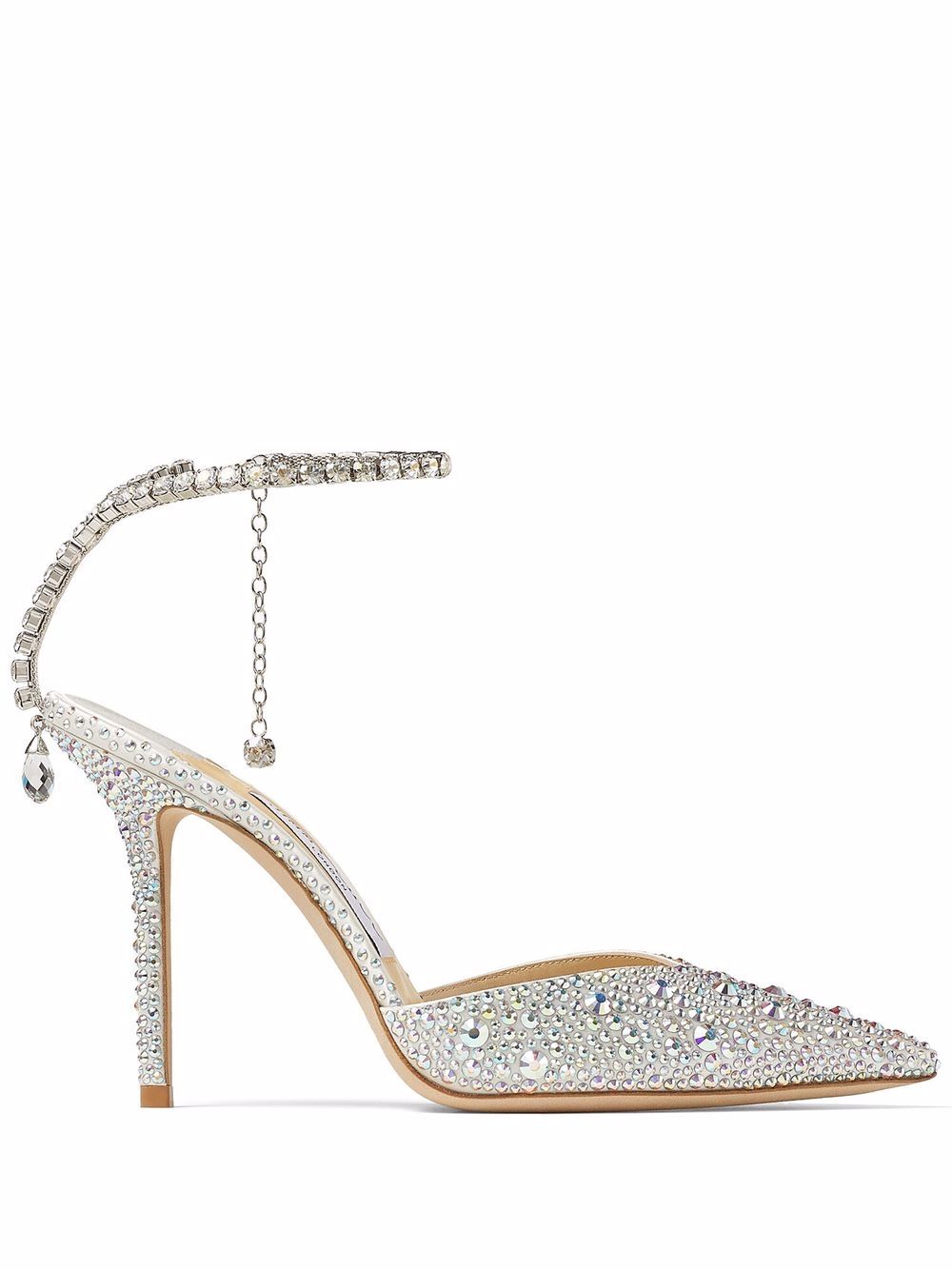 Jimmy Choo 周仰杰 Saeda 高跟鞋 - 白色