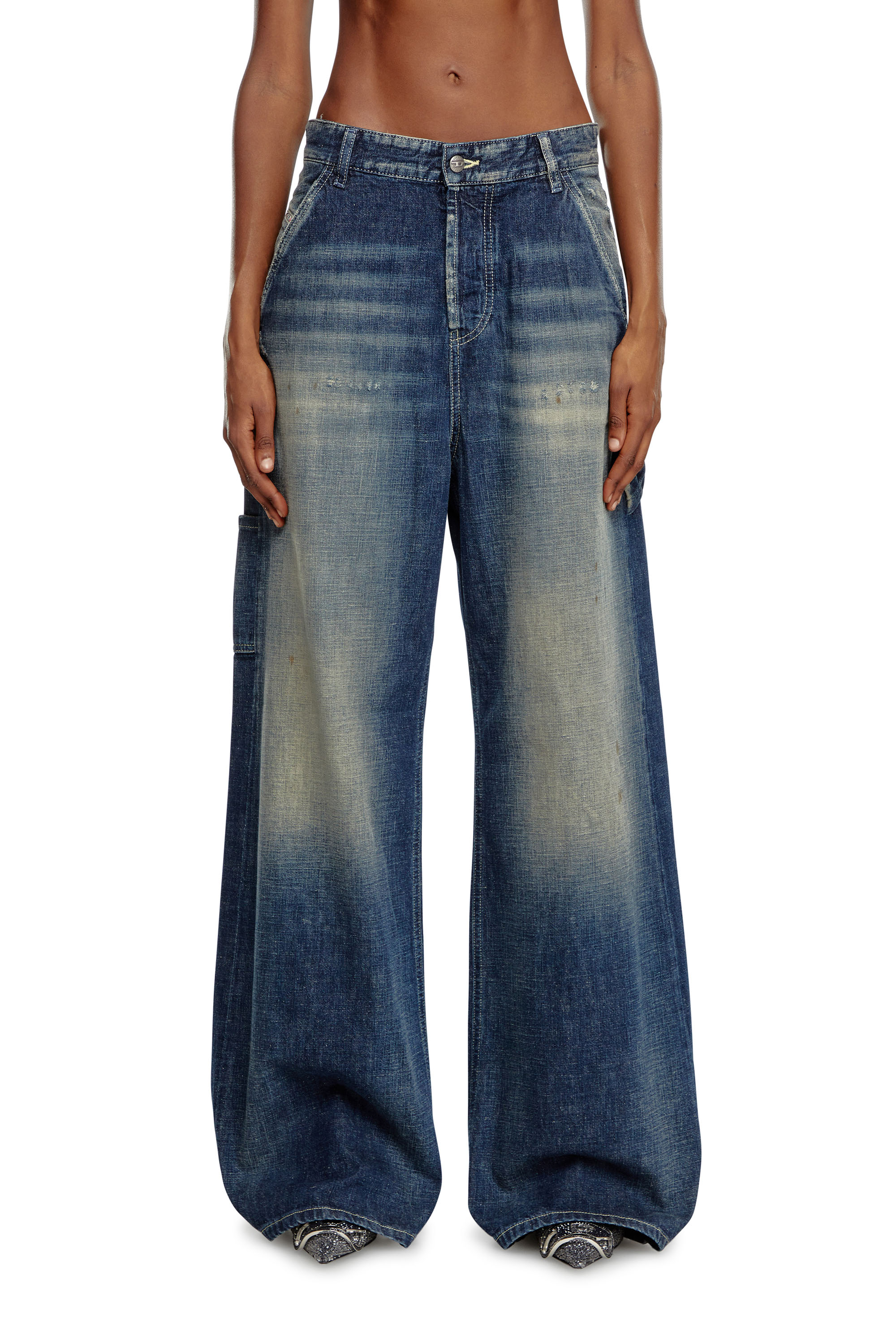 Diesel - Relaxed Jeans - 1996 D-Sire - Jeans - Woman - Blue