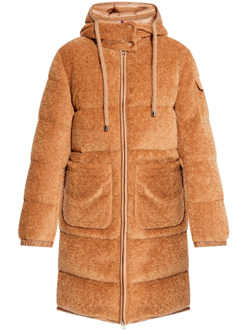 Moncler Belcastel Teddy 大衣 - 褐色