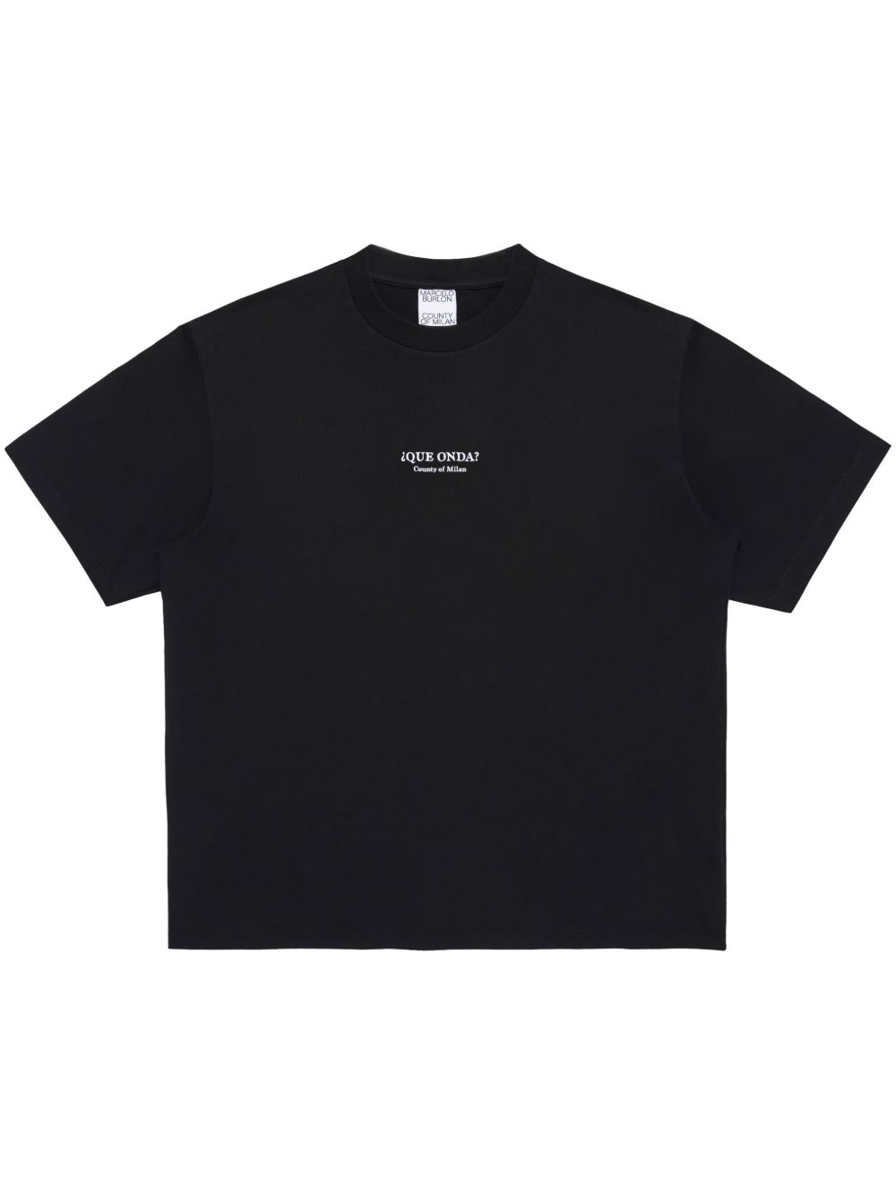 Marcelo Burlon County of Milan Que Onda 短袖T恤 - 黑色