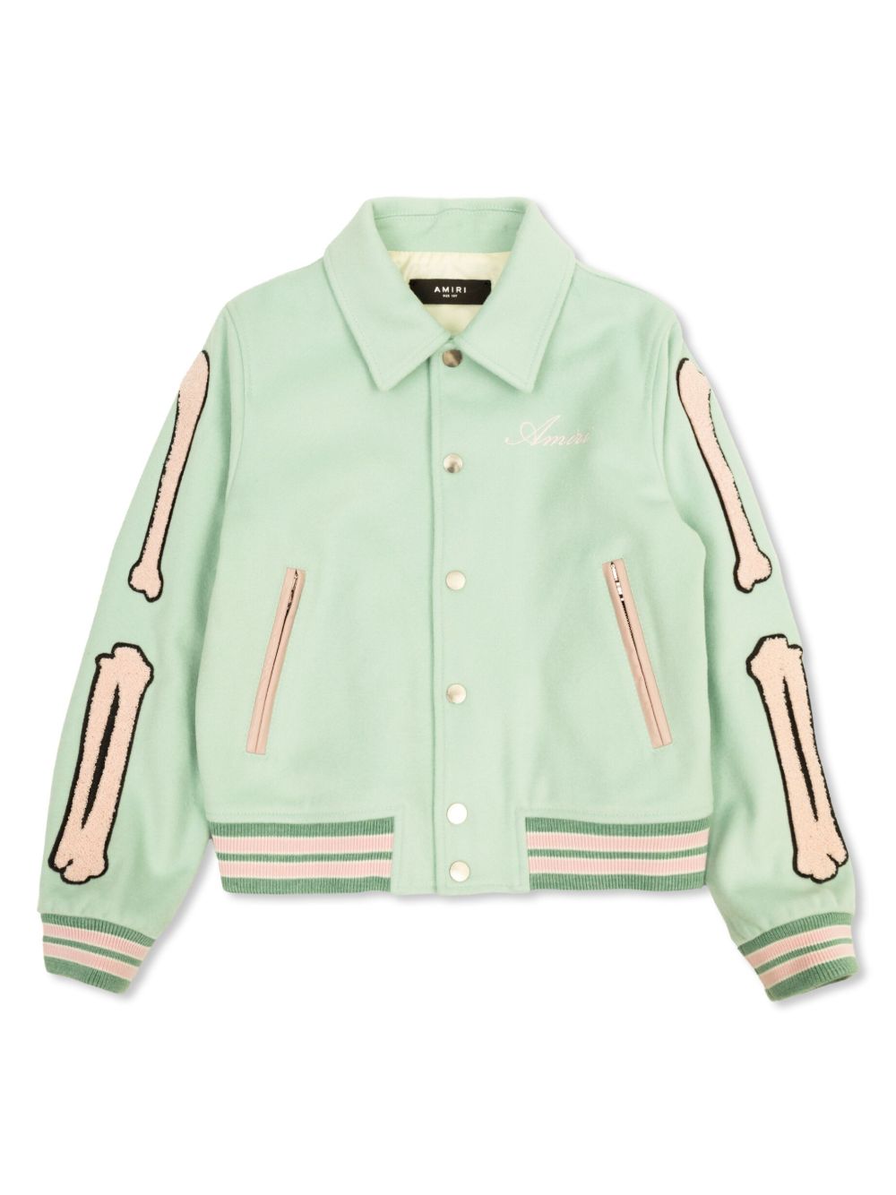 AMIRI KIDS Bones 夹克 - 绿色