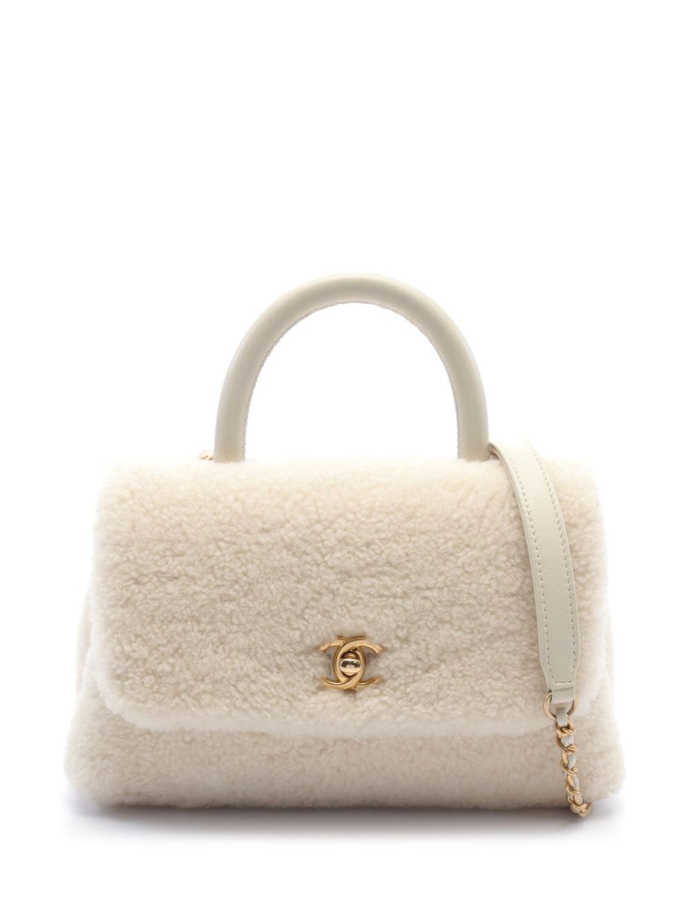 CHANEL Pre-Owned Coco 两用手提包（2016-2017年典藏款） - 中性色