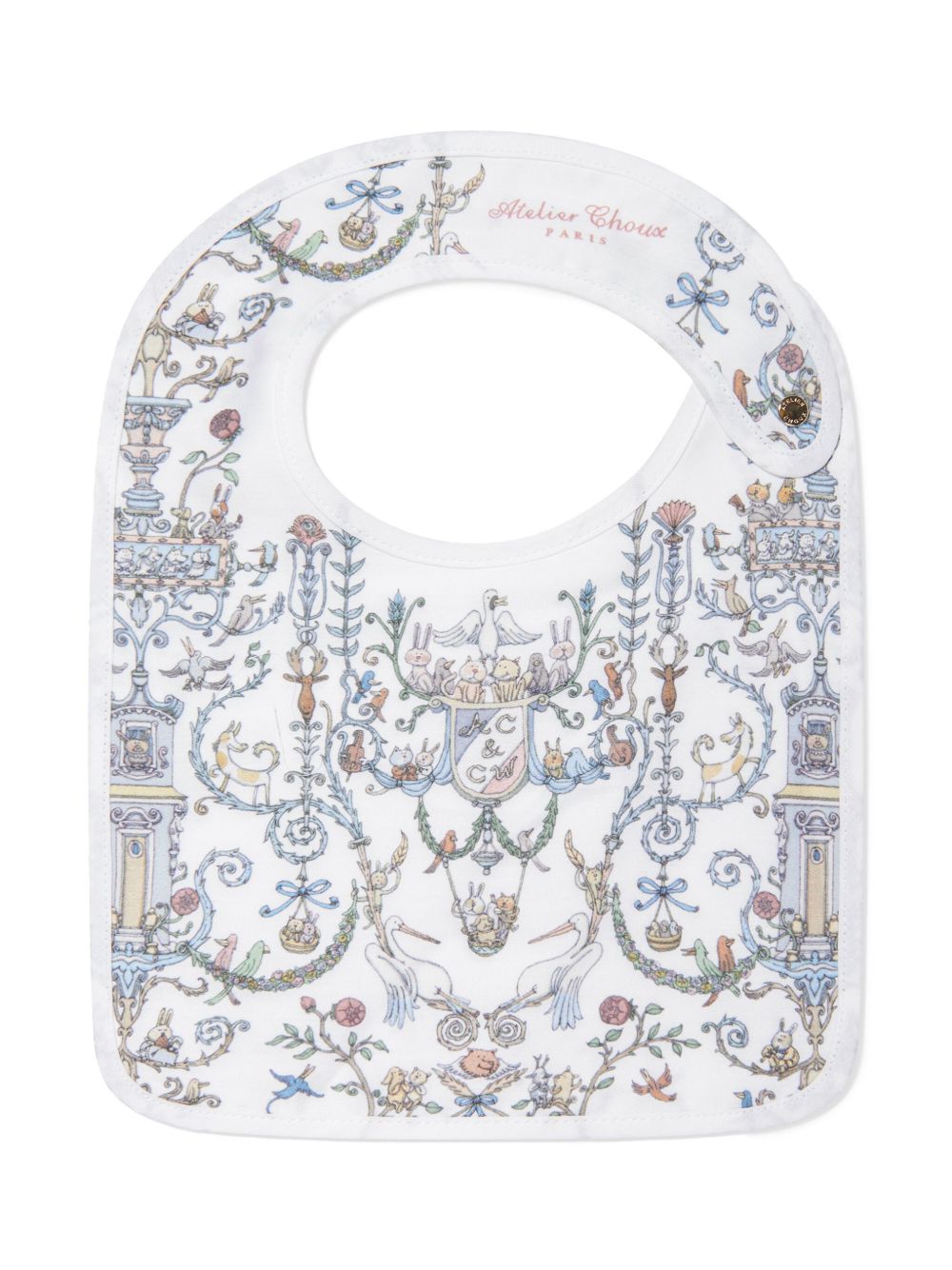 Atelier Choux x Caitlin Wilson Toile de Jouy 围兜 - 白色