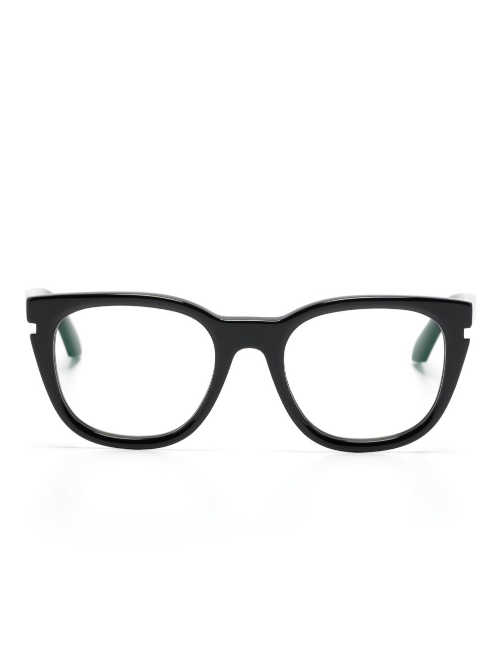 Off-White Eyewear 圆框眼镜 - 黑色