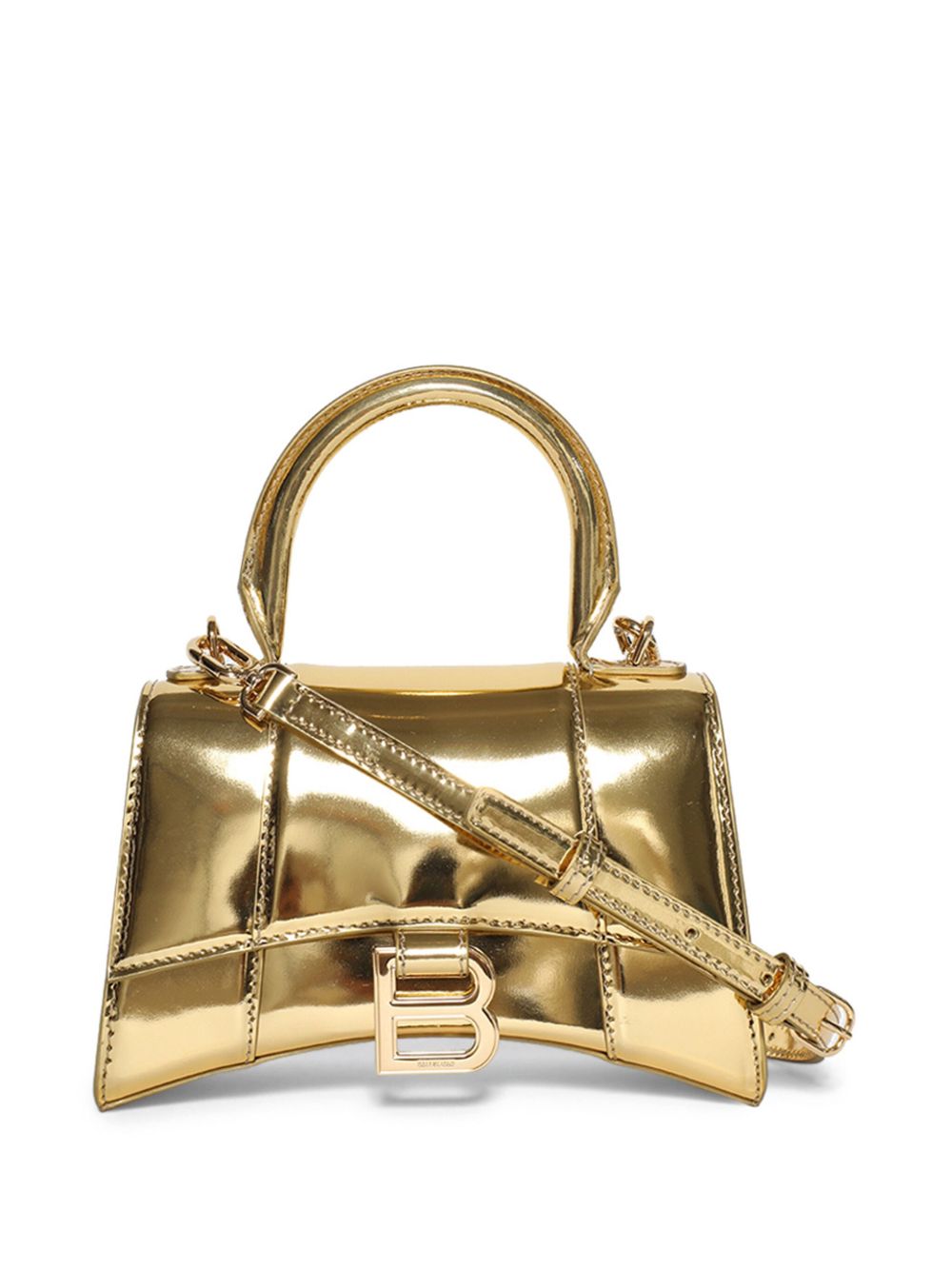 Balenciaga Hourglass XS 手提包 - 金色