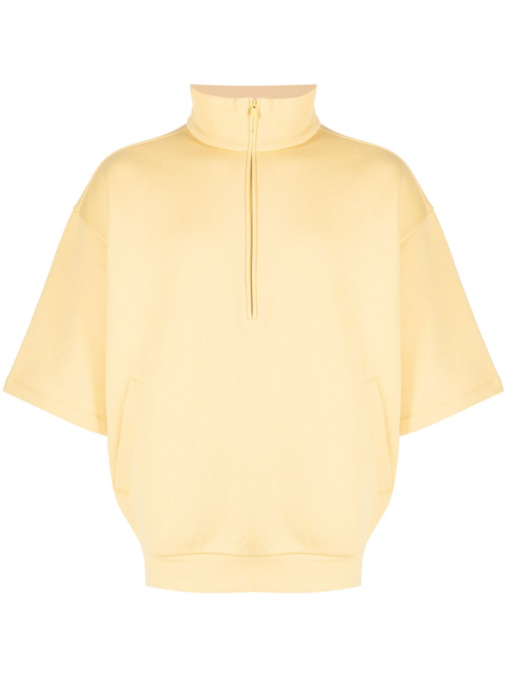 FEAR OF GOD ESSENTIALS 垮肩拉链领衬衫 - 黄色