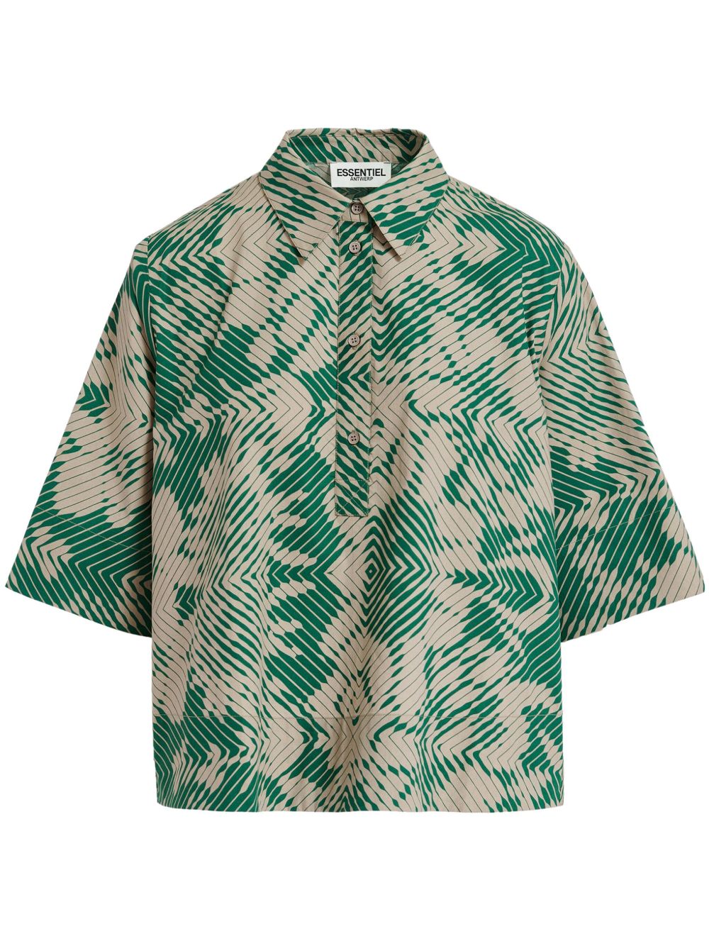 Essentiel Antwerp Gowels 衬衫 - 绿色