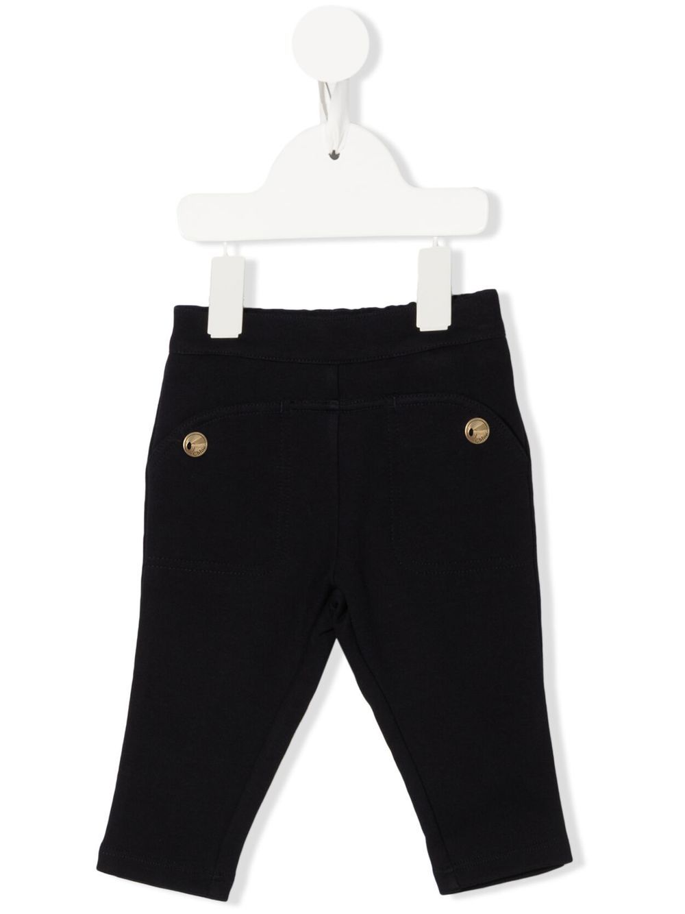 Chloé Kids 直筒休闲长裤 - 蓝色