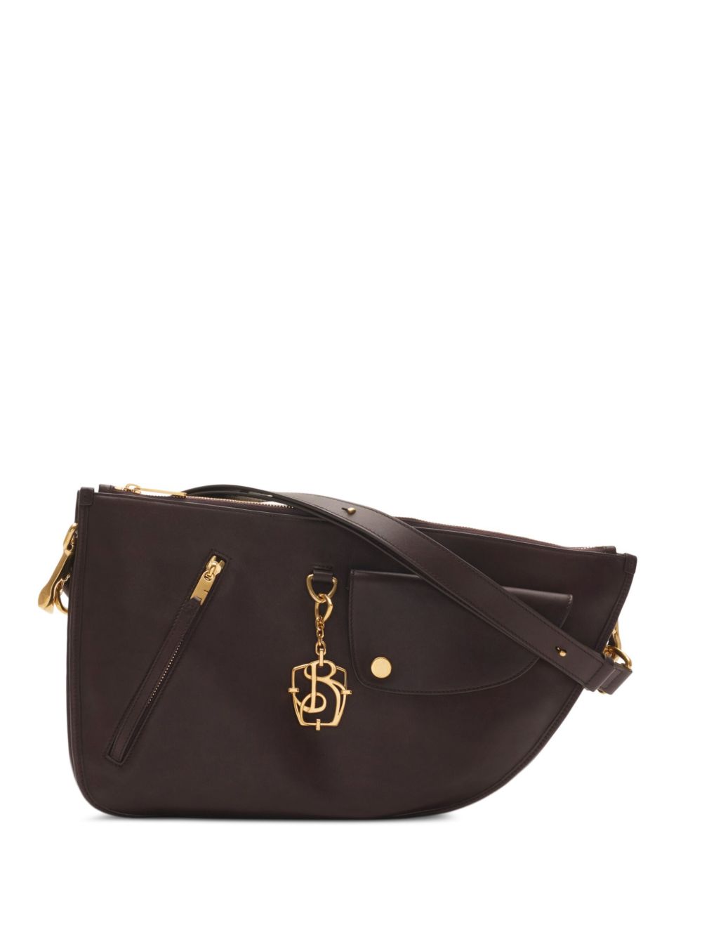 Burberry Shield Twin 手提包 - 褐色