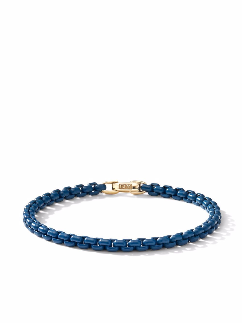 David Yurman 14K黄金 DY Bel Aire 手链 - 蓝色