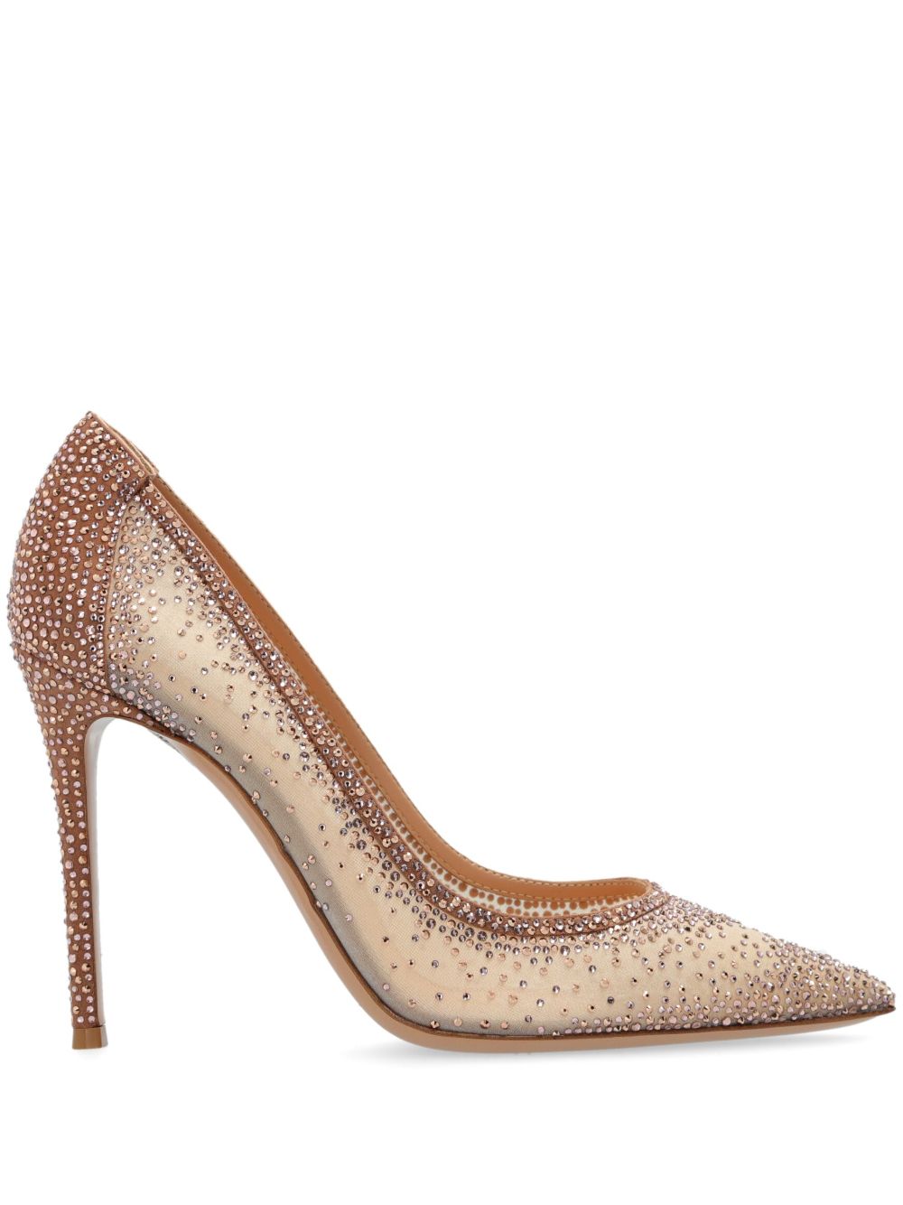 Gianvito Rossi Rania 皮质高跟鞋 - 粉色