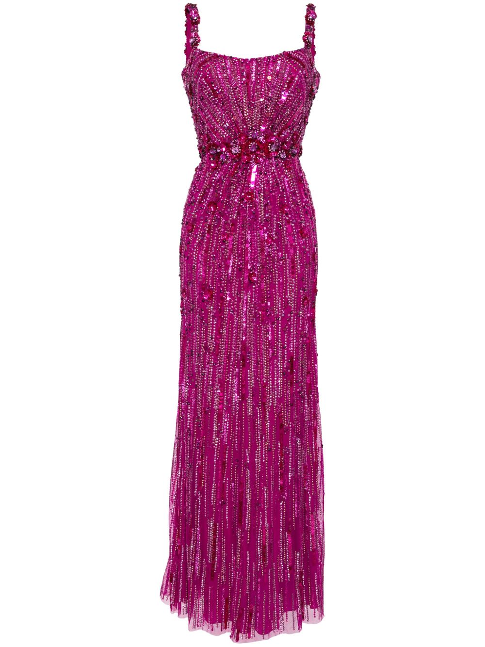 Jenny Packham Bright Gem 亮片礼服 - 粉色
