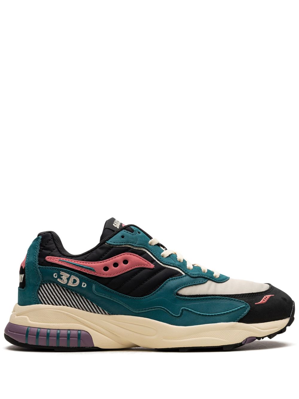 Saucony 3D Grid Hurricane Midnight Swimming 运动鞋 - 绿色