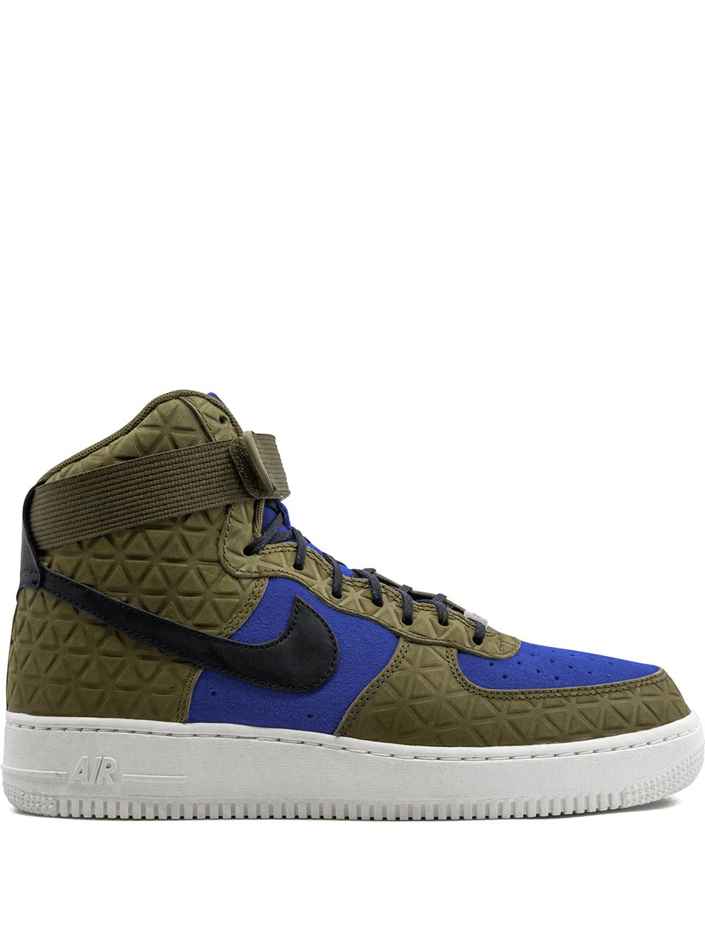 Nike Air Force 1 HI PRM绒面皮板鞋 - 绿色
