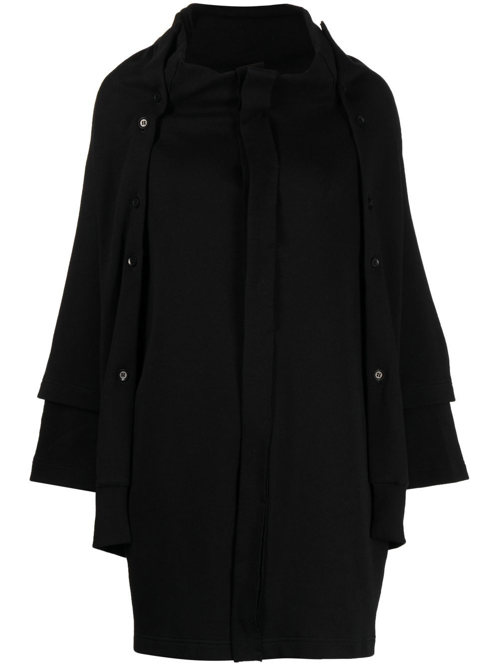 Yohji Yamamoto 长袖针织外套 - 黑色