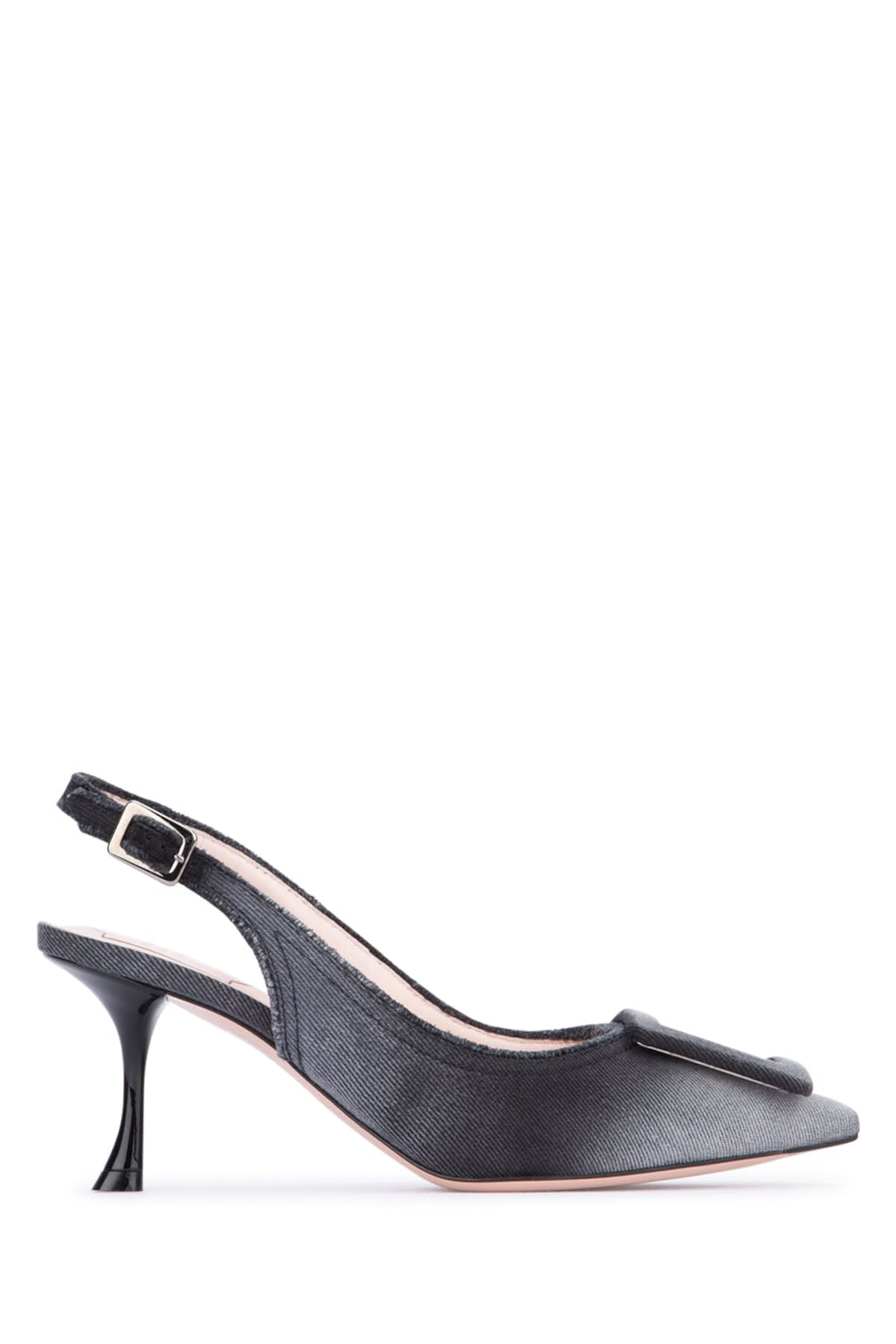 Roger Vivier 流苏水洗牛仔穆勒鞋 Dec 65