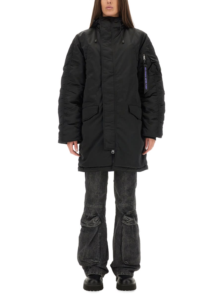 Alpha Industries Long Bomber Jacket n-3b