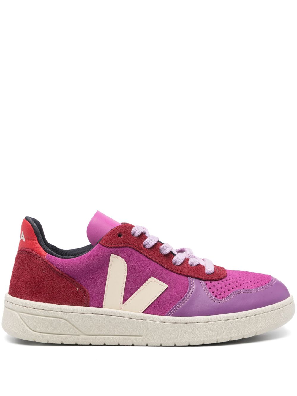 VEJA V-10 板鞋 - 紫色