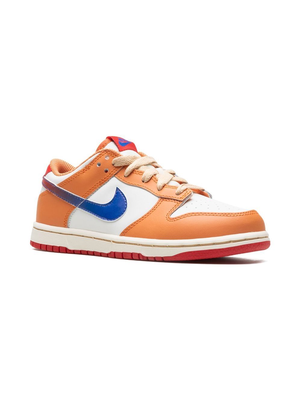 Nike Kids Dunk Low 运动鞋 - 橘色