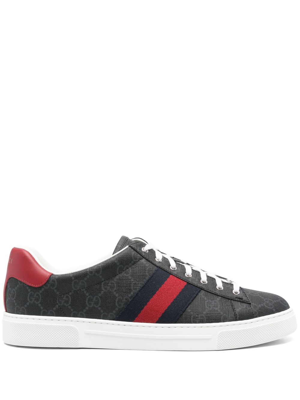 Gucci Ace GG 帆布运动鞋 - 黑色