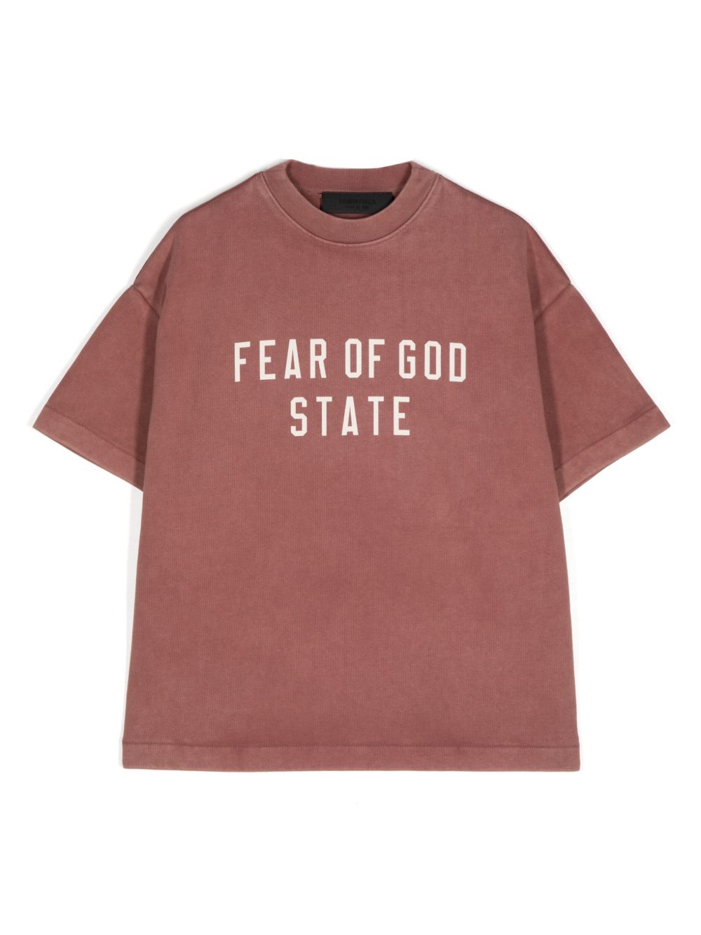 FEAR OF GOD ESSENTIALS KIDS logo印花T恤 - 中性色