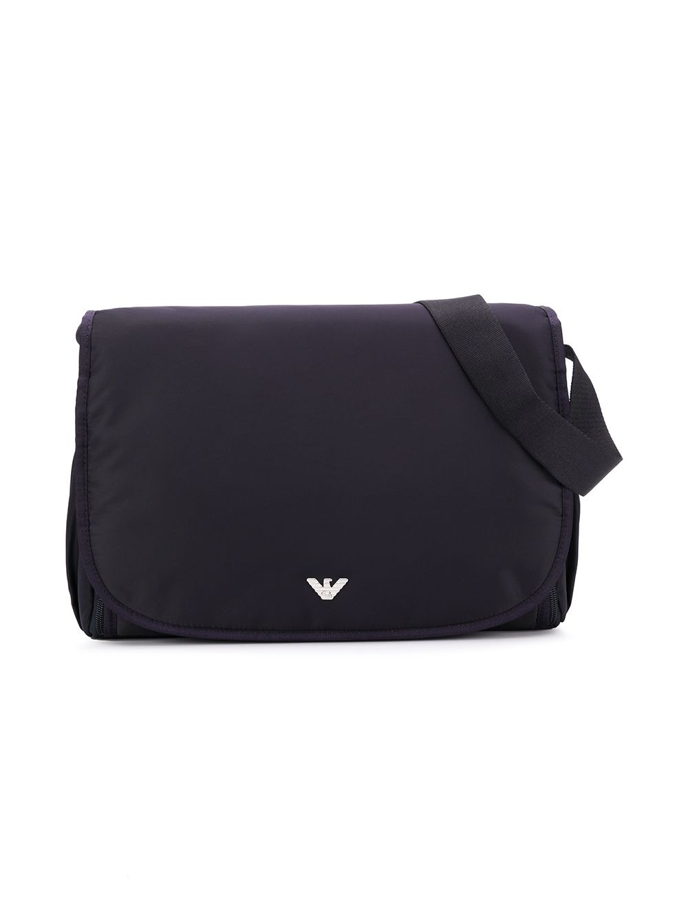 Emporio Armani Kids logo标牌外出更换包 - 蓝色