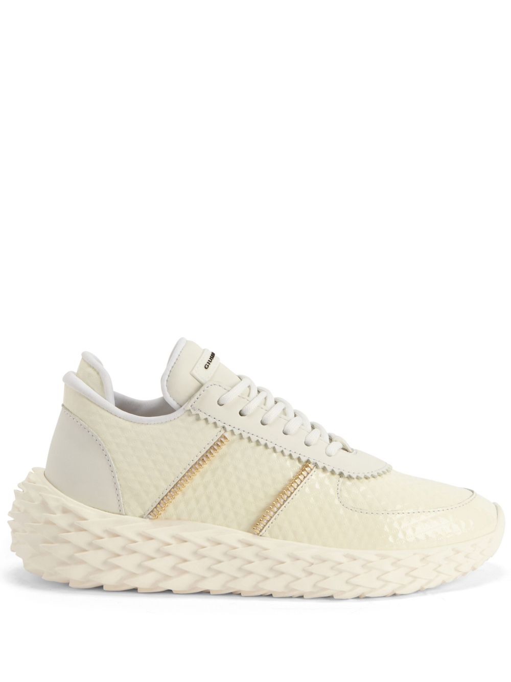 Giuseppe Zanotti Urchin 纹理效果运动鞋 - 白色