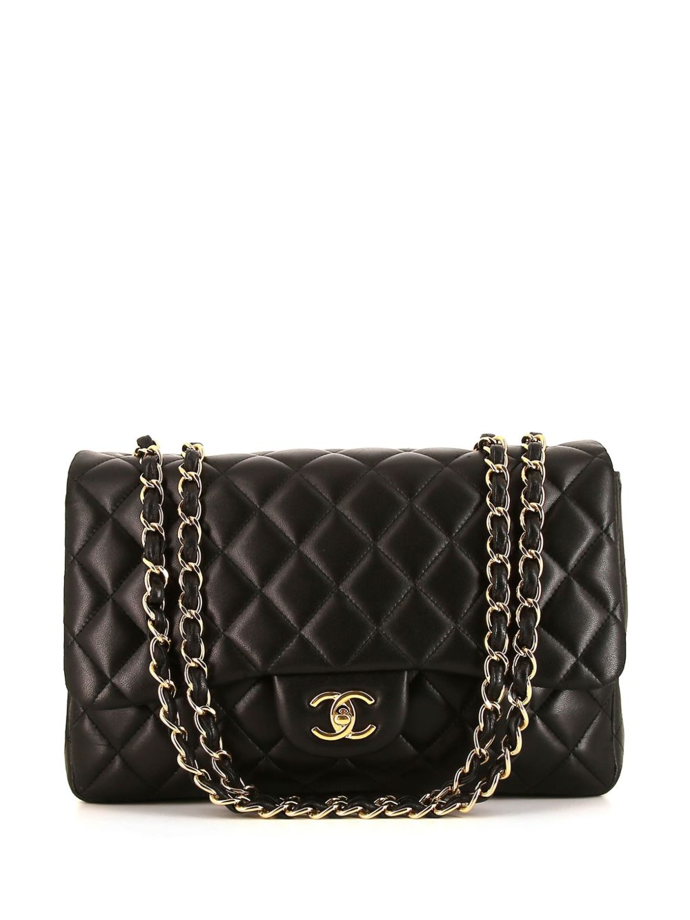 CHANEL Pre-Owned Jumbo Timeless 单肩包（典藏款） - 黑色